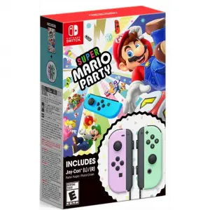 Super Mario Party Joy-Con Bundle (Pastel Purple / Pastel Green)