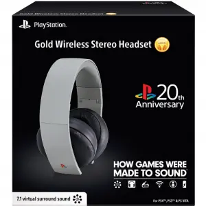 PlayStation Gold Wireless Stereo Headset...