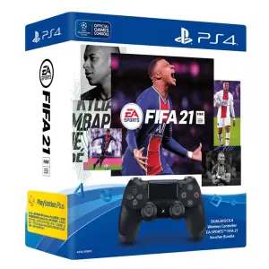 DualShock 4 Wireless Controller + FIFA 21 Bundle Pack for PlayStation 4, Playstation 4 Pro