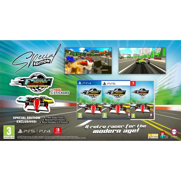 Formula Retro Racing: World Tour [Special Edition] for Nintendo Switch - Bitcoin & Lightning accepted