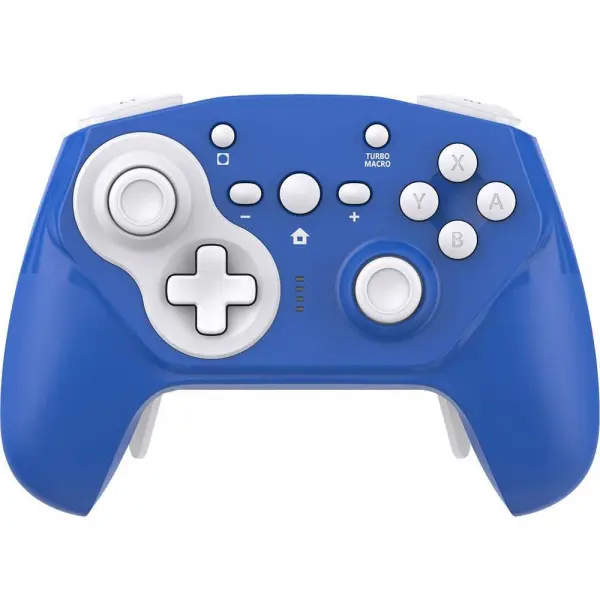 CYBER・Gyro Wireless Controller PRO for Nintendo Switch (Blue x White) for Windows, Nintendo Switch