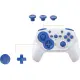 CYBER・Gyro Wireless Controller PRO for Nintendo Switch (White x Blue) for Windows, Nintendo Switch