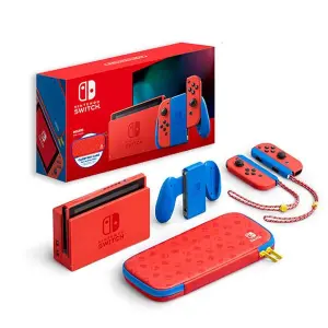 Nintendo Switch (Generation 2) [Mario Red & Blue Edition]