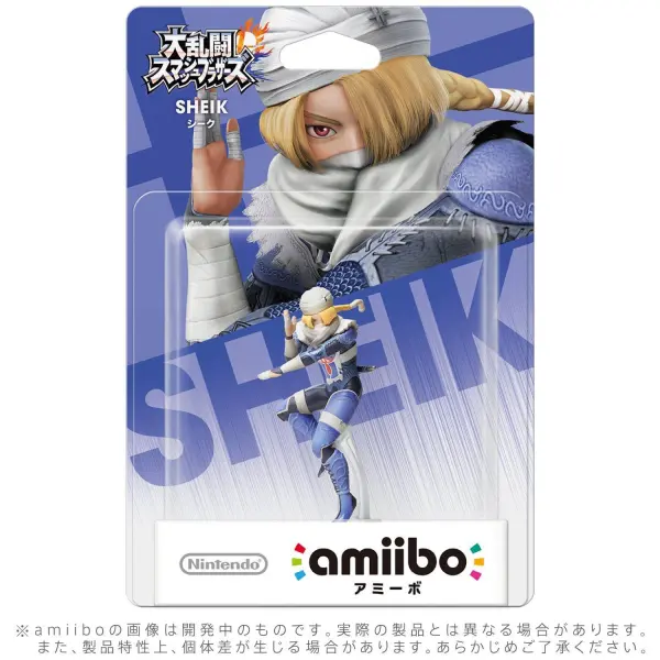 amiibo Super Smash Bros. Series Figure (Sheik) (Re-run) for Wii U, New Nintendo 3DS, New Nintendo 3DS LL / XL