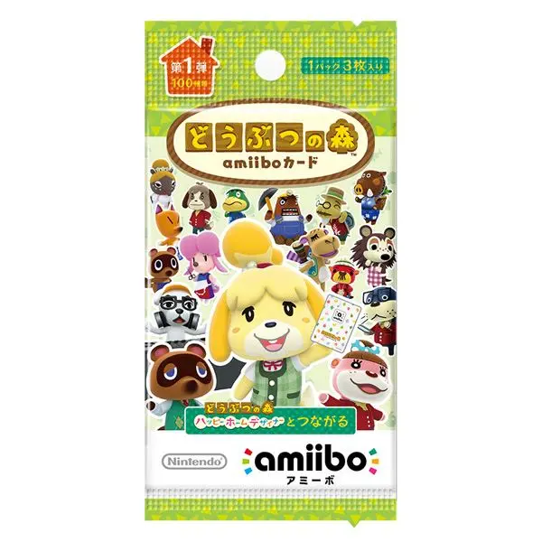 Doubutsu no Mori amiibo Card Vol.1 (Re-run) for Wii U, New 3DS, New 3DS LL / XL, SW