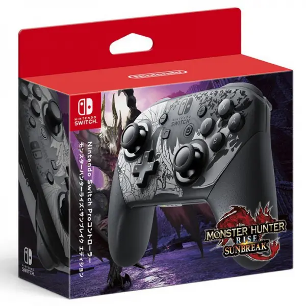 Nintendo Switch Pro Controller [Monster Hunter Rise: Sunbreak Edition] for Nintendo Switch