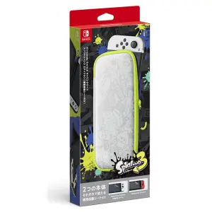 Nintendo Switch OLED Carrying Case & Screen Protector [Splatoon 3 Special Edition] for Nintendo Switch
