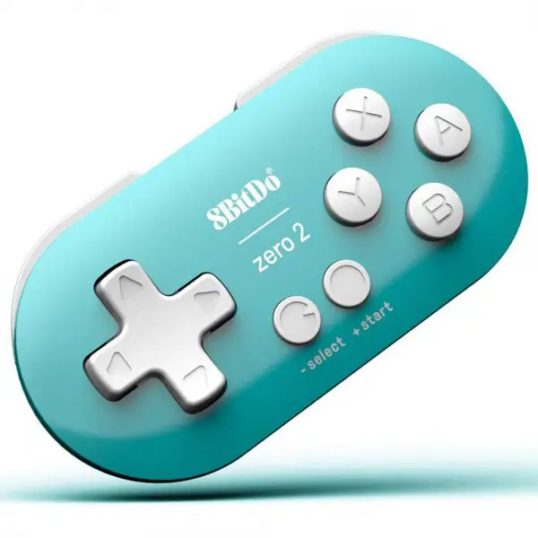 8BitDo Zero 2 for Nintendo Switch (Turquoise) for Windows, Mac, Nintendo Switch