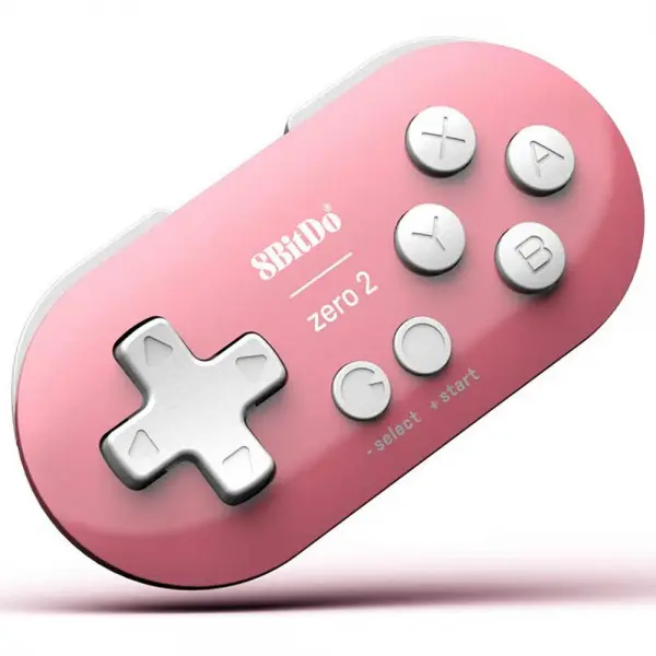 8BitDo Zero 2 for Nintendo Switch (Pink) for Windows, Mac, Nintendo Switch
