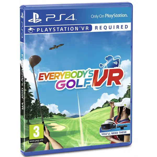 Everybody's Golf VR for PlayStation 4, PlayStation VR