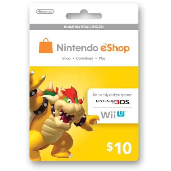 Nintendo Prepaid Card (US$10 / for US network only)