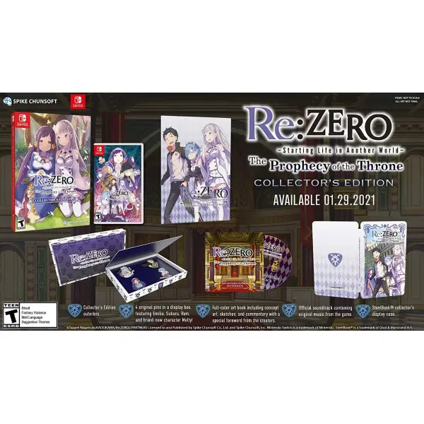 Re:ZERO - Starting Life in Another World: The Prophecy of the Throne [Collector's Edition] for Nintendo Switch