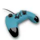 Gioteck WX4 Premium Wired Controller for Nintendo Switch (Blue) for PlayStation 3, Nintendo Switch