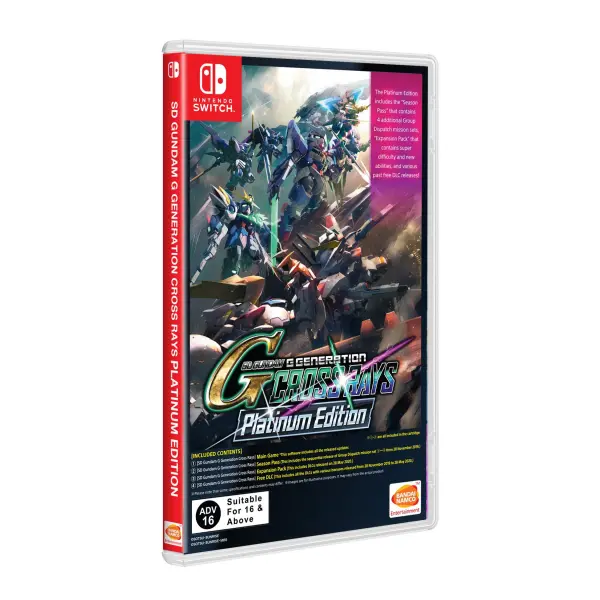 SD Gundam G Generation Cross Rays [Platinum Edition] (English) for Nintendo Switch