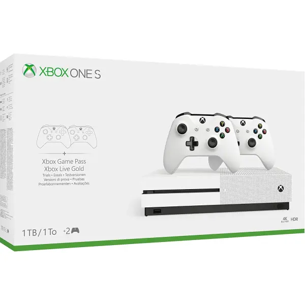 Xbox One S Two-Controller Bundle (1TB Console)